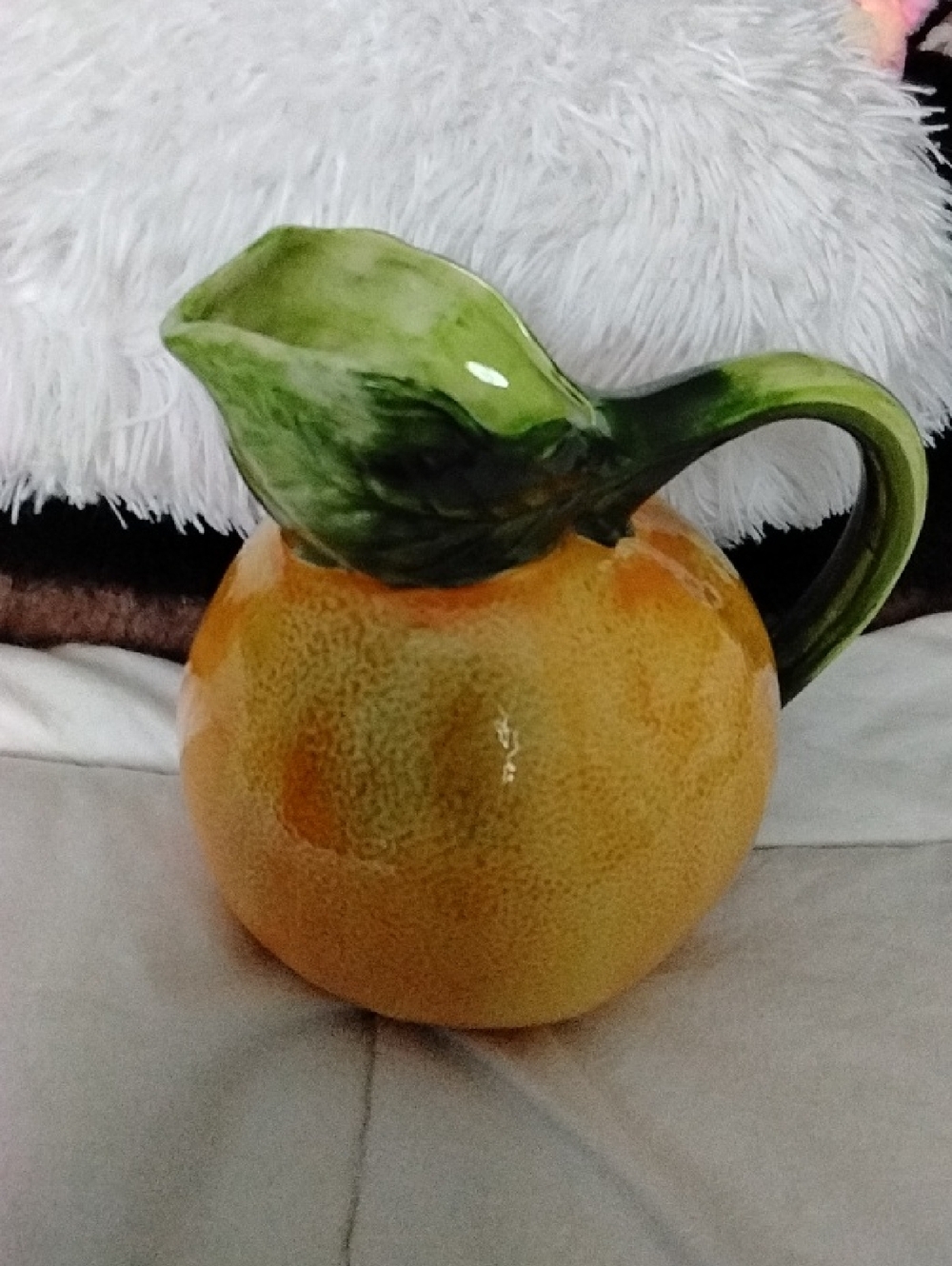 A Vintage Ceramic Lemon Pitcher.